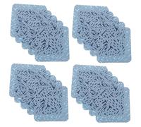 BESTYASH 540pcs Nail Gel Removal Pads Sky-blue Professional Nail Clean Wipes with Skin-friendly Edges for Gel Polish and Glue Cleaner Fabric Portable Travel and Salon Use