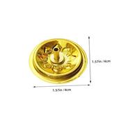 BESTYASH 5pcs Aluminum Oil Lamp Wick Holders for Kerosene Metal Disc Bases for Home Altars Temples and Outdoor Decorative Candle Use