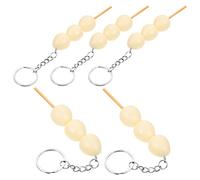 BESTYASH 5pcs Cute Simulation Food Keyring Imitation Food Pendant for Bag Fashion Keychain Accessories