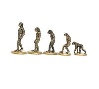 BESTYASH 5pcs Educational Primitive People Model Simulation Human Figurines Realistic Plastic Teaching Tool for Learning and Evolution History