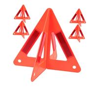 BESTYASH 5pcs Foldable Triangle Reflective Warning Signs for Vehicles Portable Roadside Safety Triangles with Stable Design Multifunctional Emergency Reflectors and Parking Indicators for