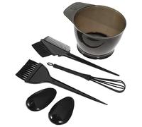 BESTYASH 5pcs Hair Coloring Kit Hair Tinting Tool Reusable Washable Plastic Portable Set for DIY and Salon Use Assorted Colors