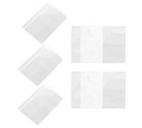 BESTYASH 5pcs Waterproof Passport Covers, Travel Document Organizer Sleeve Set, Sturdy Passport Holder Wallet for Family and Travel Use