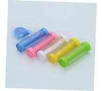 BESTYASH 5Pcs White Suction Cup Toothpaste Extruder Multi Function Manual Toothpaste Squeezer for Bathroom Organization Non Deformable Design Saves Waste from Tubes