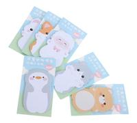 BESTYASH 6 Sets Cartoon Memo Pads Self-stick Notes Paper Sticky Tabs, Portable, Multi-use, for To-do Lists and Home Use, Decorative Cute Sticky Notepad