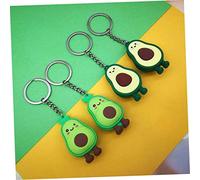 BESTYASH 6pcs Avocado Shaped Keychain Key Ring for Girls Cute Keychain Creative Design Hanging Pendant for Valentine Day Birthdays Anniversaries
