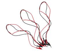 BESTYASH 6Pcs Electrical Test Wire with Banana Plug and Alligator Clips Durable Probe Cable for Versatile Device Compatibility and Efficient Energy Transmission