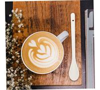 BESTYASH 6Pcs Long Handle Ceramic Stirring Spoons Reusable Swizzle Spoons for Soup Coffee Milk Tea Juices High End Kitchen Utensils for Home Parties