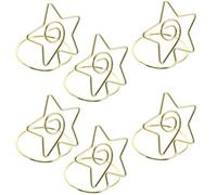 BESTYASH 6pcs Metal Photo Holder Table, Table Number Holder, for Desktop and Party, Safe and Reliable, Holding Cards