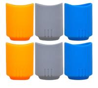 BESTYASH 6pcs Silicone Microphone Sleeve with Bottom Rod Protection | Quick Install and Remove, Colour Identification, for Worship Leaders, Av Technicians, School Assemblies