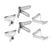 BESTYASH 6Pcs Stainless Steel Thermometer Clip Holders Thermometer Probe Clips for Coffee Milk Hot Liquids Scald Protection Multiple Styles