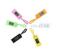BESTYASH 6Pcs Student Electronic Watch Keychain Watch Student Portable Small Size Design Premium Plastic Material Adults Children Small for Lanyard Examination Use