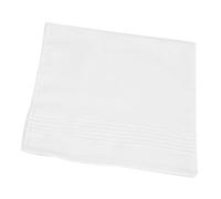 BESTYASH 6pcs White Cotton Handkerchiefs for Kids Soft and Sturdy Washable Handkerchiefs Suitable for Mouth and Hands Use at Home Or Outdoor