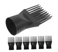 BESTYASH 7pcs Hair Dryer Comb Nozzle Attachments Heatproof Plastic Blow Out Hair Tool for Salon Home and Travel Styling Advanced Wind Concentration for Precise Straightening Curling and