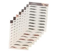 BESTYASH 8 Pcs Waterproof Hair-like Eyebrow Stickers for People with Light Or Sparse Eyebrows, Makeup Stickers Lasting Several Days, for Beginners and Novices