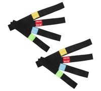 BESTYASH 8pcs Cymbal Mute Dampeners for Drum Set, Cloth Material Silencer Belts with Easy Installation, Hearing Protection, Suitable for 14-20 Inch Cymbals, for Practice at Home Or Densely