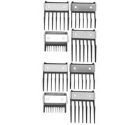 BESTYASH 8pcs Hair Clipper Attachments Straightening Comb Hair Clippers Fine Comb Brush Clipper Guards Cutting Guide Replacements