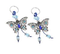 BESTYASH 8pcs Keyring Pendant Butterfly Keychain Bag Charm Cute Keychain Charms for Women