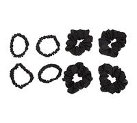 BESTYASH 8pcs Simulated Silk Hair Rings Satin Hair Holder Smooth Texture Styling