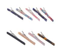 BESTYASH 9pcs Acetate Hair Clips for Women Lightweight Flat Claw Clips Non-slip Duckbill Barrettes Gentle Thin Hair for Casual and Formal Events