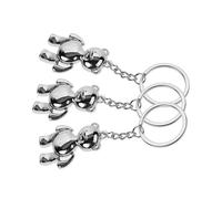 BESTYASH 9pcs Cute Bear Keychains Zinc Alloy Key Holders Stylish Bag Hanging Pendants Chic Key Women