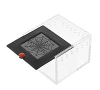 BESTYASH Acrylic Jumping Spider Enclosure with All-round Ventilation Design and Adequate Air Circulation, Small Reptile Feeding Box Suitable for Tortoise and Scorpion