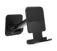 BESTYASH Adhesive Phone Stand Folding Wall Mount Phone Holder Tpu Material Black Comfortable to Touch for Watching Videos and Playing Games