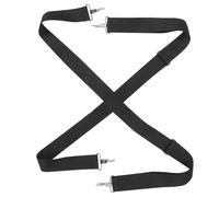 BESTYASH Adjustable Marching Snare Drum Strap Belt in Black Nylon for Parade and Performance, Free Your Hands and Save Effort with Comfortable Snare Drum Sling