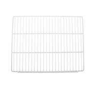 BESTYASH Adjustable Metal Fridge Shelf Divider for Freezer and Display Cabinet, White Steel Wire Organizer with Universal Compatibility and Space Optimization, for Home Kitchens