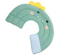 BESTYASH Adjustable Soft Cat Cone Collar for Recovery after Surgery, Multi-purpose Cloth Neck Circle for Cats and Small Dogs, Exquisitely Crafted Green Protective Collar