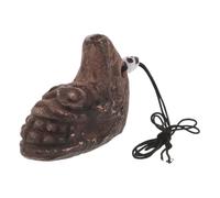 BESTYASH Aztec Death Loud Whistle Handmade Clay Noise Maker with Terrifying Scream Sound for Halloween Pranks and Cosplay Gatherings, Indigenous Style Horror Whistle