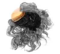 BESTYASH Bald Wig for Halloween Costume Accessory Realistic Curly Bald Man Cosplay Supply Fun Prop for Parties and Masquerade Events Fit for Head