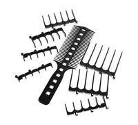 BESTYASH Barber Hairdresser Comb Styling Tool Set Curved Comb for Men Haircutting