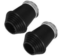 BESTYASH Bass Drum Feet Rubber Pads Threaded 3.2X2.8X2.8Cm Non-Slip Drum Foot Sleeves 2 Pieces