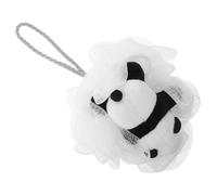 BESTYASH Bath Toy Shower Scrubber Red Panda Bath Loofah Gentle Exfoliating Body Scrubber Soft Mesh Poufs for Toddlers