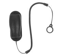 BESTYASH Black Whiteboard Marker Holder with Retractable Anti-loss Pen Leash, Plastic and Silicone Material, Suitable for Desk Organization and Writing, Fits 12-20mm Diameter Pens, 0.9m