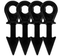 BESTYASH Bowstring Dampeners Reduce Shocks and to Prevent Injury 4pcs Black Rubber for Stabilizer Suitable for Gyms and, for Bow