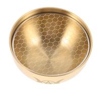 BESTYASH Brass Aromatherapy Bowl Altar Adornment Sacrificial Vessel with Pentagram Design for Meditation Rituals and Home Decor Resistant Spiritual Energy Accessory