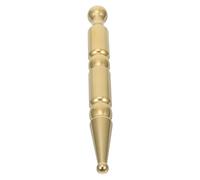 BESTYASH Brass Dual-Head Facial Massage Tool Handheld Acupressure Roller for Facial Relaxation Muscle Relief Versatile Manual Massage Tool for Body and Cervical Spine