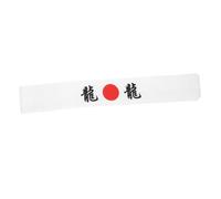 BESTYASH Breathable Japanese Headband for Karate and Sports Portable Cotton Sweat-absorbing Band for Men and Women Long Ninja-style Hairband for Yoga Running Cycling and Chef Use