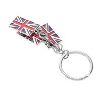 BESTYASH British Flag Keychain with Car Charm Cute Keyring for Car Keys Bags and Backpacks Vintage National Flag Souvenir Accessory for British Culture Enthusiasts