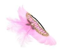 BESTYASH Carnival Costume Headdress Party Headband for Women Stage Hair Band for Prom Pageant Carnival Art Decor Occasions Handmade Pink