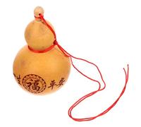BESTYASH Carved Gourd Container Capacity Multipurpose Liquid Storage Vessel for Wine Water and Medicinal Liquor with Fine Processing Material Khaki Household Use