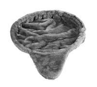 BESTYASH Cat House Hammock Soft Plush Replacement Bed Spoon-shaped Deep Basket for DIY Kitten Tower Climbing Frame Comfortable Resting Space round Cat Hammock Bed