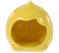 BESTYASH Ceramic Hamster House Cooling Nest for Small Animals and Guinea Pigs, Safe and Lovely Little Shaped Pet Nest Suitable be Placed on Table or Other Places