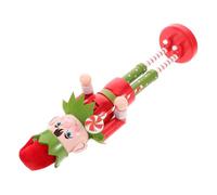 BESTYASH Christmas Wooden Nutcracker Ornament Creative Cartoon Puppet Desktop Decoration for Home Living Room Festival Xmas Decor