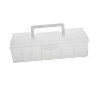 BESTYASH Clear Plastic Seed Storage Box Portable Seed Packet Organizer with Multi Compartment Design Moisture Resistant and Construction