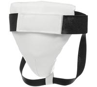 BESTYASH Comfortable Crotch Protector for White PU ABS Engineering Plastic Sponge Breathable Wear-Resistant for Martial Arts Training and Competitive Sports 8.66 X 6.69 X 0.39in