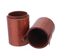 BESTYASH Cosmetics Brush Storage Bucket Medium Flash Pu Storage Holder Makeup Brush Organizer for Bathroom Vanity Table