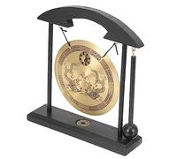 BESTYASH Creative Copper Gong Craft Chic Desktop Ornament for Home Tabletop Decor Unique Feng Shui Design Delicate and Stable Table Decoration for Living Room for Friends and Family